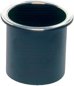 Gh33B1C Glass Holder Blk W/Chrome Rim | Beckson Marine