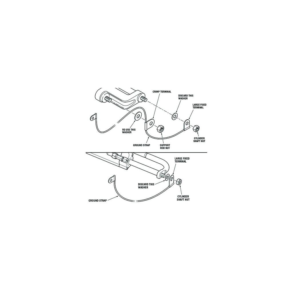 Ha5477 Grounding Strap-O/B Hyd Cyl | Seastar