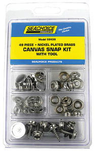 Kp7260Sc Kit 49 Pc Canvas Snap W/Tool | Seachoice