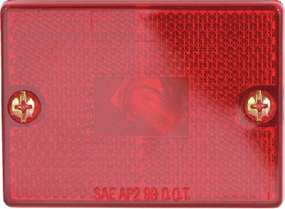 Mc36Rbp Clrnce Mrkr Sq Red Std Mnt | Optronics