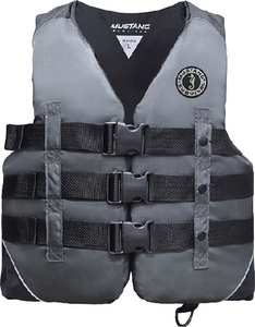 Mv1273L-48 Vest 3 Bkl Blk/Charc Lblk/Char | Mustang Survival