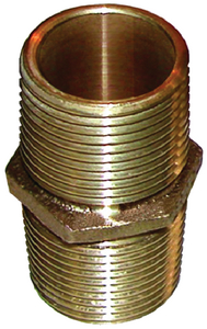 Pn-1000 Bronze Close Nipple 1" | Groco