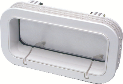 Po414Dws10 Drain Port 4X14X1 Wht/Smk | Beckson Marine