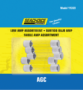 Sc11359 5Pc Low Amp Agc Glass Fuses | Seachoice