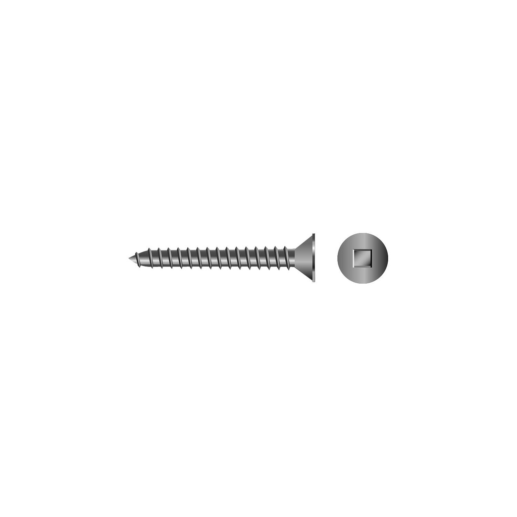 Sc3668 No.10X1 1/2 Sq Flt Sms Ss 100/Bg | Seachoice