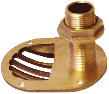 Sth-1000-W 1Inscoop Thru-Hull With Nut | Groco