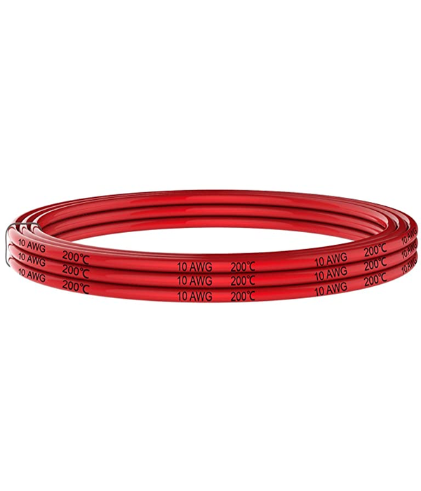 10GA WIRE TINNED -RED (PER FOOT)