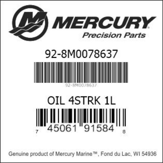 8M0078637 1L 10W30 4STROKE OIL