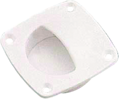 Delrin Flush Pull(Small) - White (227311-1)