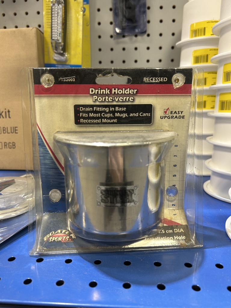 KP-745331 SS RECESSED CUP HOLDER MSRP $23.99 CLEARANCE