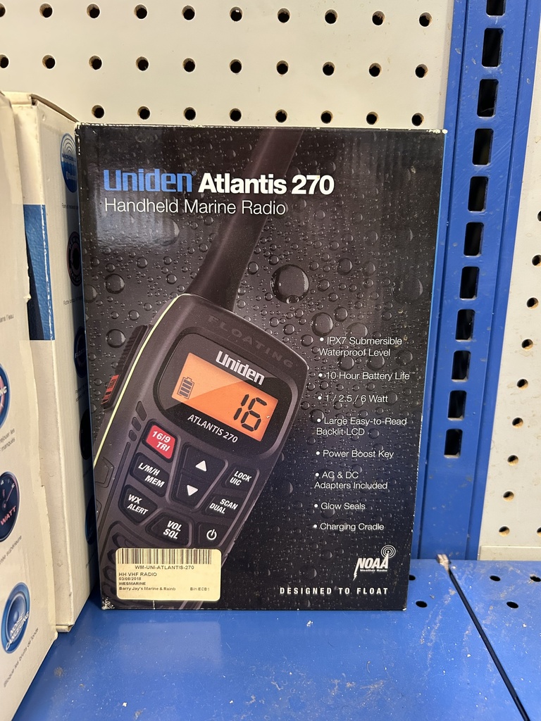 WM-UNI-ATLANTIS-270 HH VHF RADIO