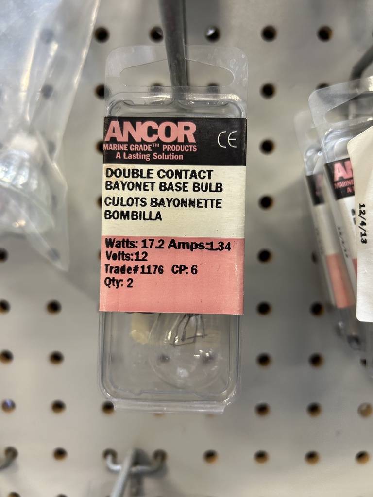 639-521176 12V 17.2W LIGHT BULB #1176 (2)