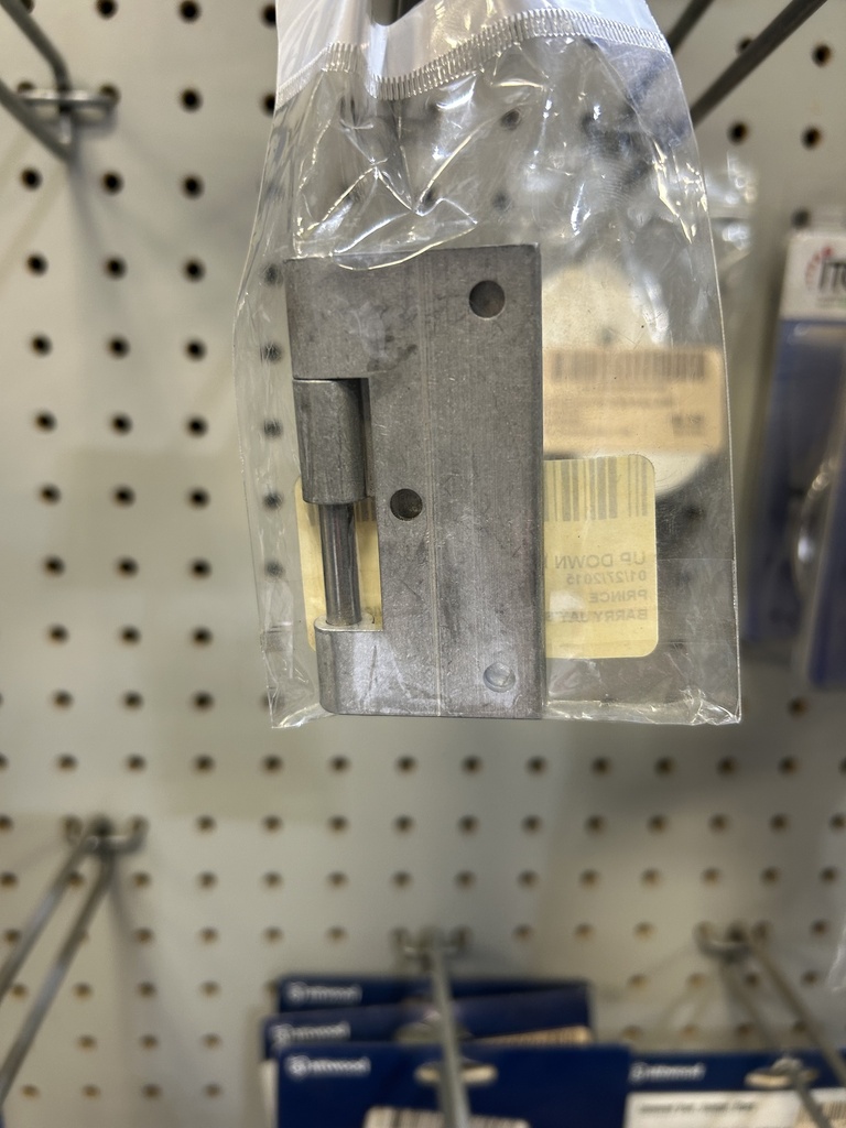 P-1650051 UP DOWN HINGE 2 ½ " x 2 ¾ " FOR 1-1/4" RAIL.