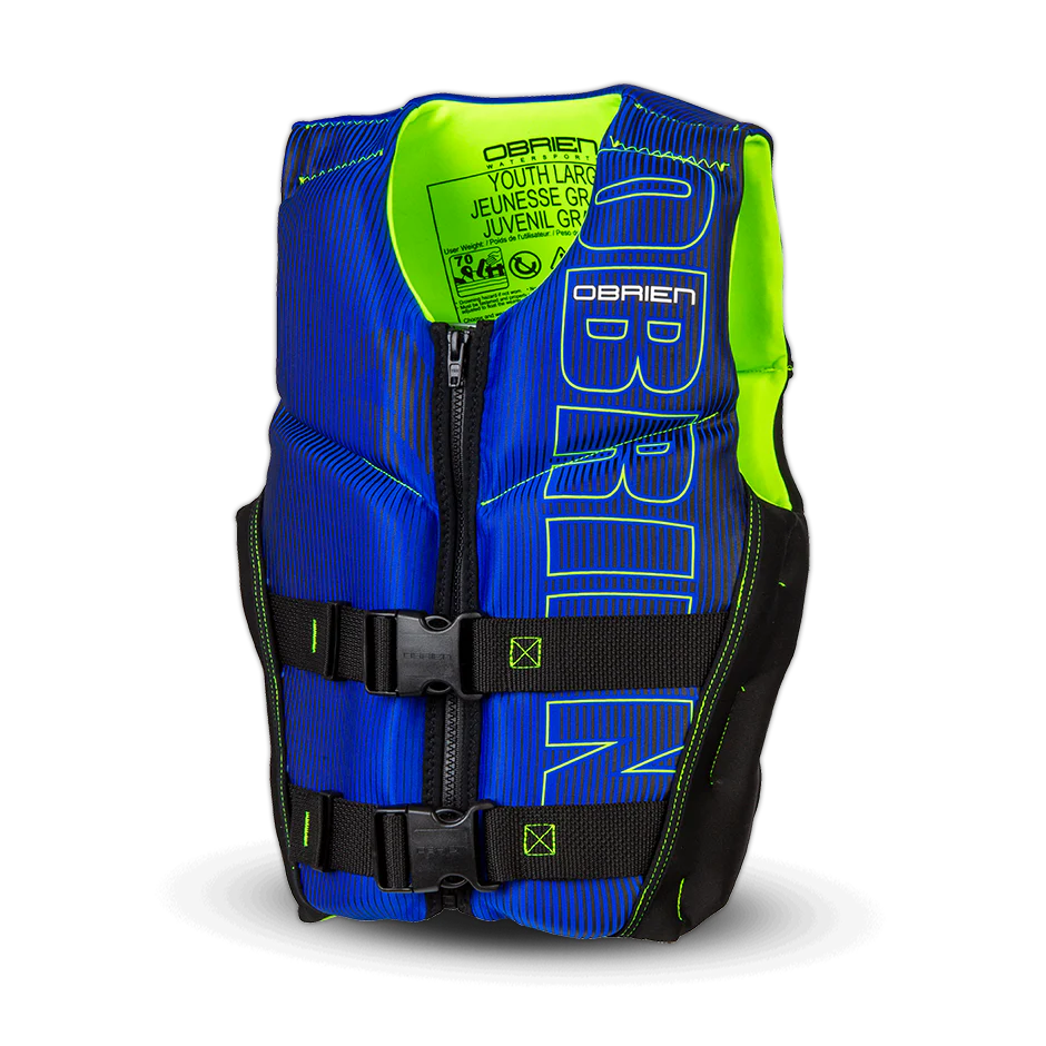 OB2201870 YOUTH VEST BLUE/LIME