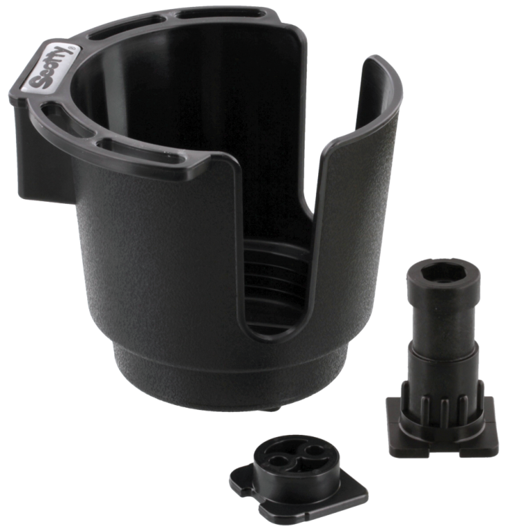 SCOTTY'S 311 Cup Holder, Post & Button (WM-SCO-311-BK)