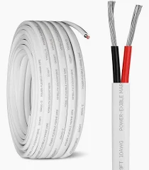 10-AWG-WHITE 10GA WHITE TINNED WIRE