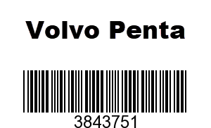 3843751 - Sensor, Volvo