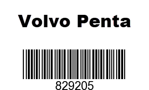 829205 - Cap, Volvo