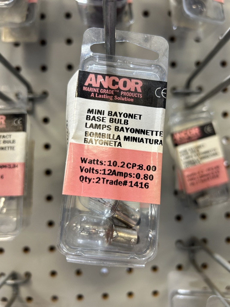 639-521416 12V 10.2W LIGHT BULB #1416 (2)