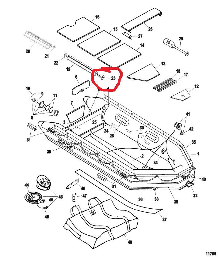 8095233 - Cap - Side Joiner (62-8095233) #23 IN PHOTO