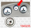 P-1540235 MERCURY SMARTCRAFT GAUGES TRIM (879914)