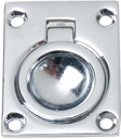 0841Dp0Chr C/P Zinc Flush Ring Pull | Perko