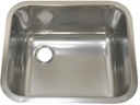 10210 Ss Sink Rect Satin L Flange | Scandvik