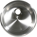 10242 Sink Round 115/8"X5" Brushed | Scandvik