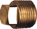 109-B Plug Square Head Brass 1/4Head | Fairview Fittings