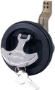 1091Dp1Blk T  Handle Flush Lock-Black | Perko