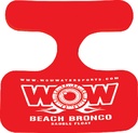 14-2140 Saddle Beach Bronco Red | Wow Watersports