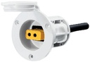 1903013 Flush Mount Power Port White | Cannon Downriggers