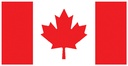 34-002412T Flag Nylon Canada 12" X 24" | Flying Colours International