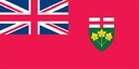 35-701809T Flag-Nylon Ontario 9" X 18" | Flying Colours International