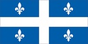 35-901809T Flag-Nylon Quebec 9" X 18" | Flying Colours International
