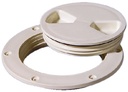 43030 Screw Out Deck Plate 4In White | Tempress Products Fish-On