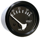 50-15281 Voltmeter 8-16V Blk/Blk | Seachoice