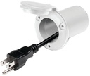 51310 Univeral Ac Plug Holder+ White | Pro Mariner