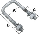 57231 Sq U 7/16-14X3-1/16X4-5/16 | Seachoice