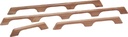 60110 Teak 63 Handrail 6 Loop | Whitecap