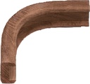 60823 Teak Corner Molding Outside 1/ | Whitecap