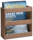 62504 Teak Rack Magazine/Utility | Whitecap