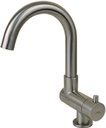 74125 Tap Folding J Spout Brushed Ss | Scandvik