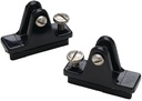 76291 Deck Hinge W/Slide Lock-Black | Seachoice