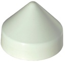 De91871F Piling Cap  7" Cone Off White | Dock Edge