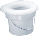 8002-01W White Bucket Potty | Todd