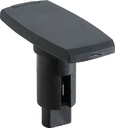 910V3Pb-7 Light Base-Rect Black 3-Pin | Attwood Marine