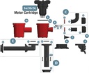 92105 Dura Port Straight Kit | Johnson Pump