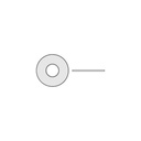 Sc3283 No.6 Flt Wsh 3/8 Od Nyl 100/Bg | Seachoice