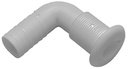 Th1292Dp Thru Hull 1-1/8In 90D Hose Wht | T-H Marine